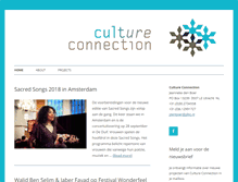 Tablet Screenshot of culture-connection.org